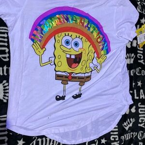 SpongeBob shirt size xl